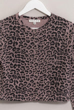 Load image into Gallery viewer, HYFVE Animal Print Snap Down Crop Cardigan