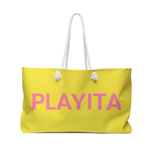 Cargar imagen en el visor de la galería, PLAYITA - Yellow Weekender Bag