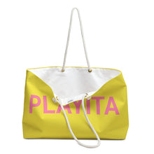 Cargar imagen en el visor de la galería, PLAYITA - Yellow Weekender Bag