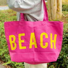 Load image into Gallery viewer, Well Made Beach Canvas Tote