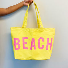 Load image into Gallery viewer, Well Made Beach Canvas Tote