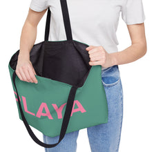 Cargar imagen en el visor de la galería, PLAYA - Green Weekender Tote Bag
