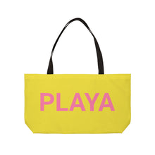 Cargar imagen en el visor de la galería, PLAYA - Yellow Weekender Tote Bag