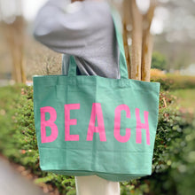 Load image into Gallery viewer, Well Made Beach Canvas Tote