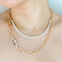 Cargar imagen en el visor de la galería, Classic Duo Layered Pearl Necklace Set