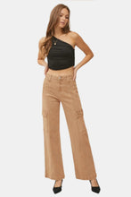 Load image into Gallery viewer, RISEN Full Size High Rise Wide Leg Cargo Jeans
