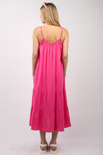 Load image into Gallery viewer, VERY J Ruffled A-Line Midi Cami Dress
