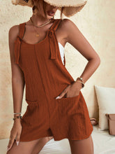 Cargar imagen en el visor de la galería, Full Size Scoop Neck Romper with Pockets
