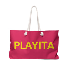 Cargar imagen en el visor de la galería, PLAYITA - Fuchsia Weekender Tote Bag
