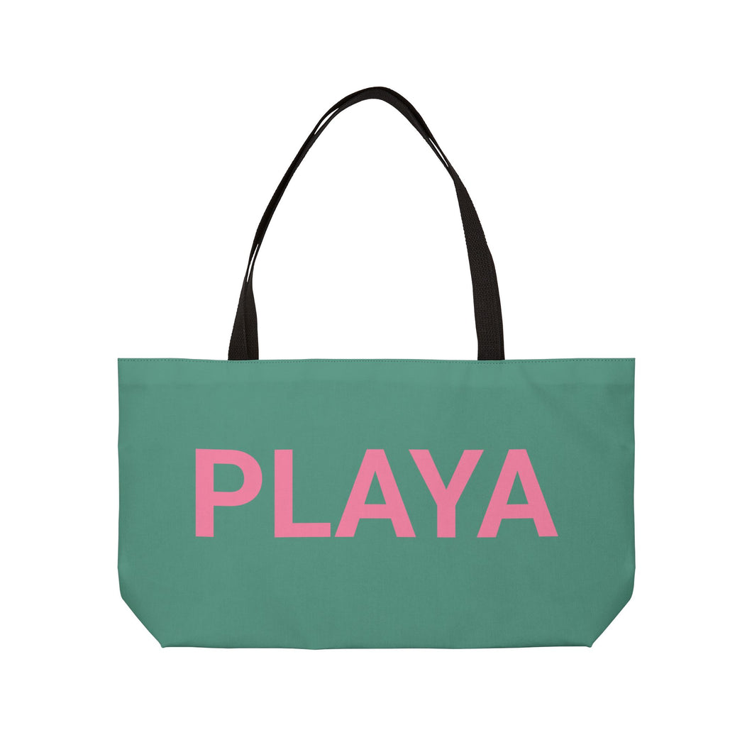PLAYA - Green Weekender Tote Bag