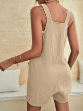 Cargar imagen en el visor de la galería, Full Size Scoop Neck Romper with Pockets
