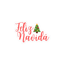 Load image into Gallery viewer, Feliz Navidá: Kiss-Cut Stickers
