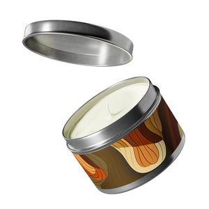 RENEWABLE SOUL - Earth Tones Abstract Shapes Pattern | Tin Candles