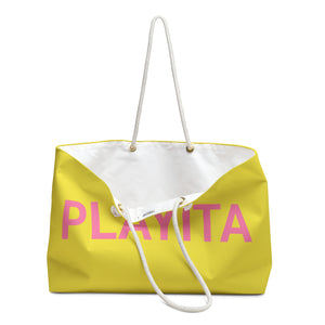 PLAYITA - Yellow Weekender Bag