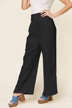 Load image into Gallery viewer, Double Take Full Size Texture Smocked Waist Wide Leg Pants
