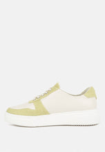 Load image into Gallery viewer, Kjaer Dual Tone Leather Sneakers
