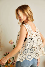 Load image into Gallery viewer, ADORA Crochet Wide Strap Tank
