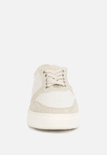 Load image into Gallery viewer, Kjaer Dual Tone Leather Sneakers
