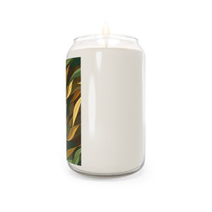 EARTH IN MIND - Earth Tones Abstract Shapes Pattern | Scented Candle, 13.75oz