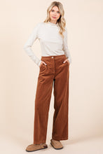 Cargar imagen en el visor de la galería, Mittoshop Corduroy Back Elastic Waist Pants
