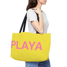 Cargar imagen en el visor de la galería, PLAYA - Yellow Weekender Tote Bag
