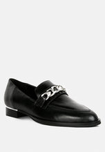 Load image into Gallery viewer, Pola Leather Horsebit Loafers
