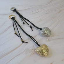 Load image into Gallery viewer, Puffy Big Heart Bag Charm
