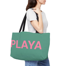 Cargar imagen en el visor de la galería, PLAYA - Green Weekender Tote Bag
