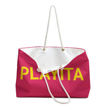 Cargar imagen en el visor de la galería, PLAYITA - Fuchsia Weekender Tote Bag
