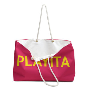 PLAYITA - Fuchsia Weekender Tote Bag