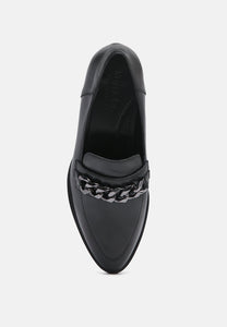 Pola Leather Horsebit Loafers