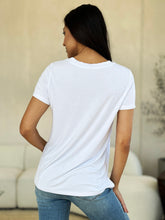 Cargar imagen en el visor de la galería, Basic Bae Full Size Round Neck Short Sleeve T-Shirt
