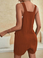 Cargar imagen en el visor de la galería, Full Size Scoop Neck Romper with Pockets
