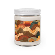 Cargar imagen en el visor de la galería, ORGANIC ESSENCE - Earth Tones Abstract Shapes Pattern | Scented Candles, 9oz
