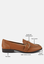 Load image into Gallery viewer, Sheboss Buckle Detail Loafers
