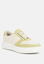 Load image into Gallery viewer, Kjaer Dual Tone Leather Sneakers
