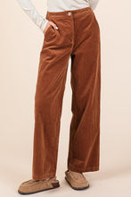 Load image into Gallery viewer, Mittoshop Corduroy Back Elastic Waist Pants
