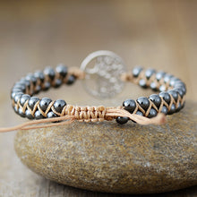 Cargar imagen en el visor de la galería, Alloy Natural Stone Braided Bracelet
