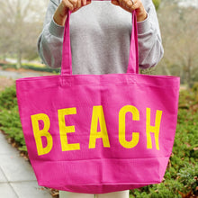 Cargar imagen en el visor de la galería, Well Made Beach Canvas Tote
