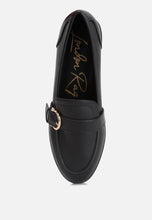 Load image into Gallery viewer, Sheboss Buckle Detail Loafers
