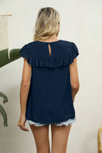 Cargar imagen en el visor de la galería, Spliced Lace Ruffled Blouse
