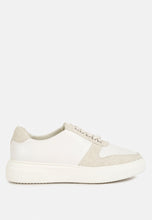 Load image into Gallery viewer, Kjaer Dual Tone Leather Sneakers
