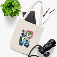 Cargar imagen en el visor de la galería, LOVE Earth - Organic Canvas Tote Bag
