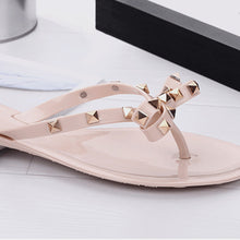 Load image into Gallery viewer, Bow Toe Post PVC Sandals
