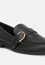 Load image into Gallery viewer, Sheboss Buckle Detail Loafers
