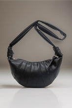 Load image into Gallery viewer, Zenana Vegan Leather Croissant Crossbody Bag
