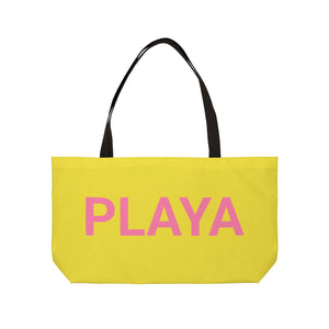PLAYA - Yellow Weekender Tote Bag