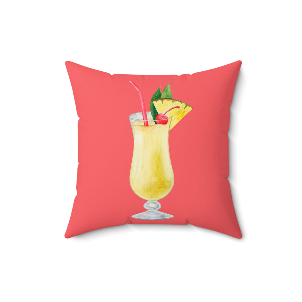 Piña Colada - Spun Polyester Square Pillow