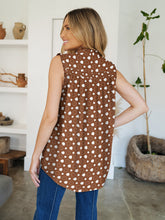 Load image into Gallery viewer, Frill Printed Mock Neck Top
