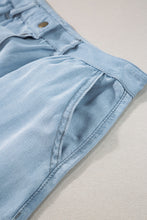 Cargar imagen en el visor de la galería, Snap Down High Waist Denim Skirt
